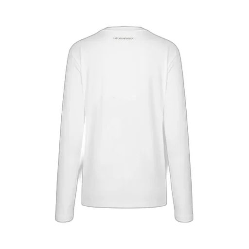 T-Shirt With Round Neck And Long Sleeves