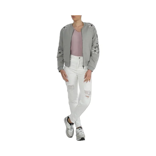 Long-Sleeved Zipper Coat