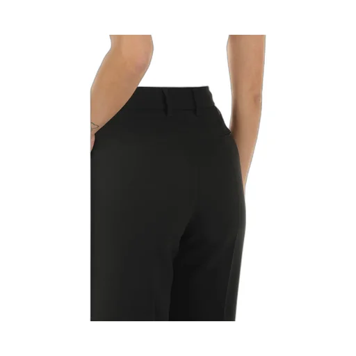 Pressed-Crease Straight Leg Trousers