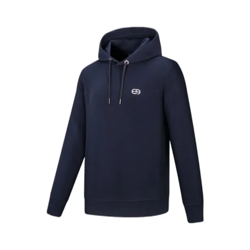 Embroidered Logo Hoodie