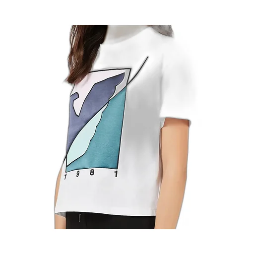 T-Shirt With Round Neck And Short Sleeves