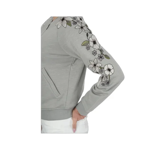 Long-Sleeved Zipper Coat