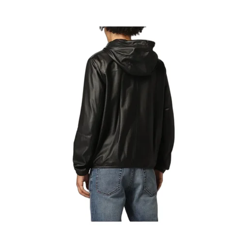 Logo Plaque Drawstring Jacket