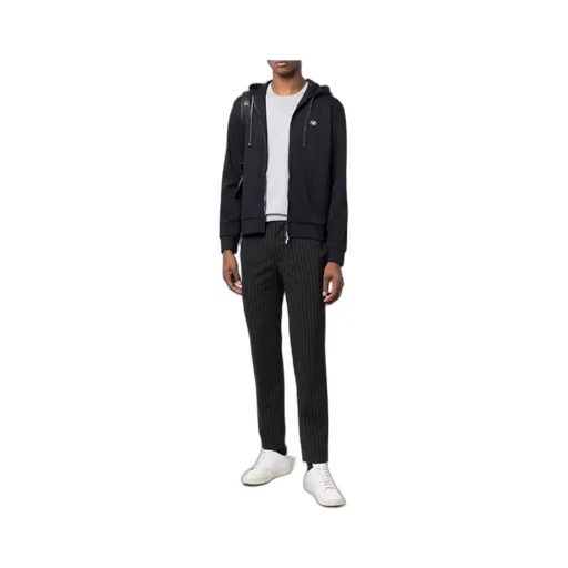 Logo-Patch Zip-Up Hoodie