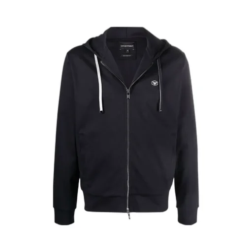 Logo-Patch Zip-Up Hoodie