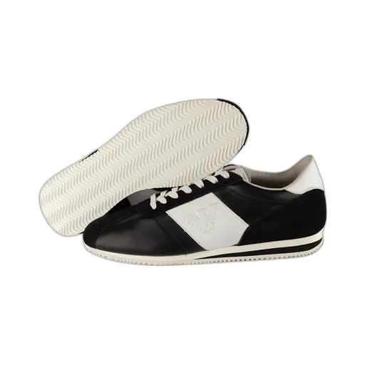 Contrast-Color Lace-Up Casual Sneakers