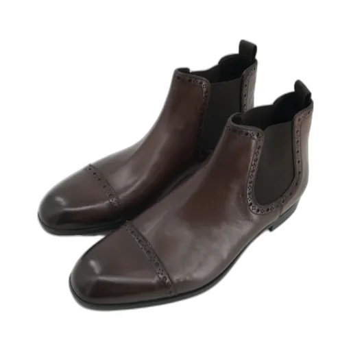Logo Details Short Boots