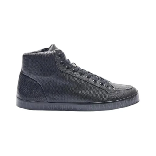 Zip Detail Lace High-Top Casual Shoes