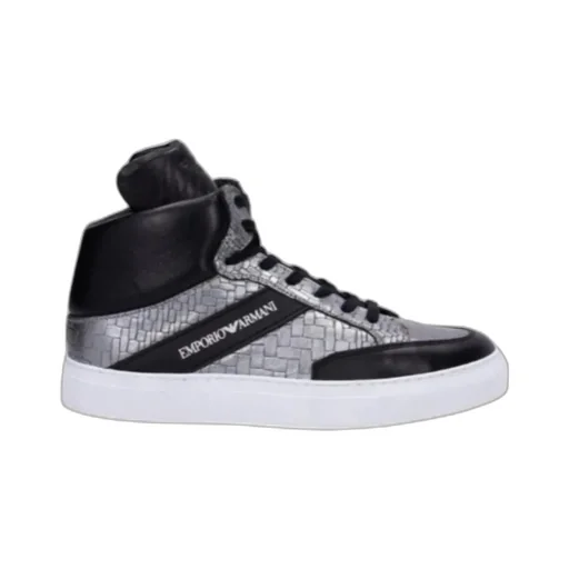 Black Logo Casual Sneakers
