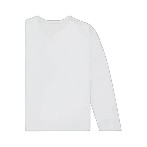 Round Collar And Long-Sleeved T-Shirt