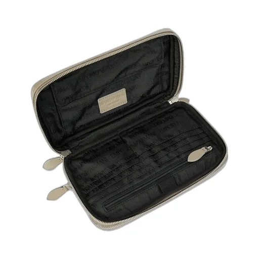 Black Logo Detail Clutch