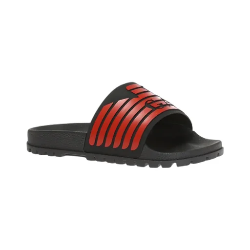 Logo Texture Upper Sandals