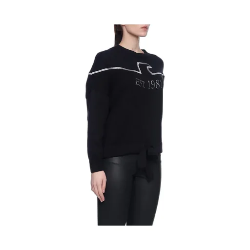 Embroidered-Logo Cotton Jumper