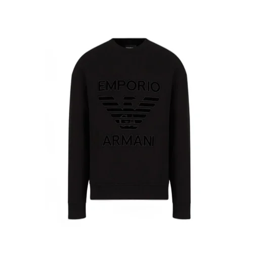 Crew Neck Logo-Print Sweatshirt