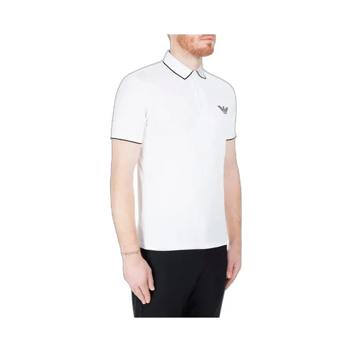 Eagle Logo Pattern Polo Shirt