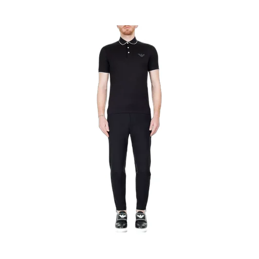 Eagle Logo Pattern Polo Shirt