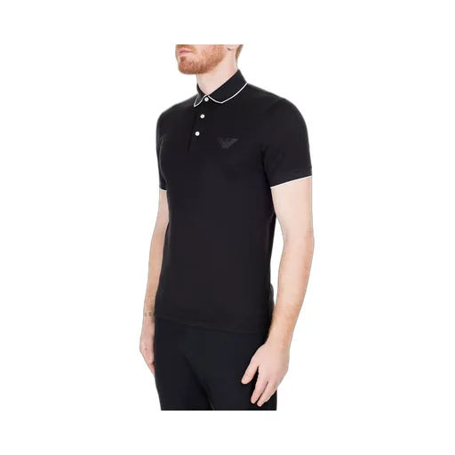 Eagle Logo Pattern Polo Shirt