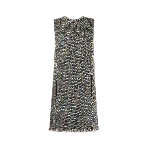 Tweed Detail Dress