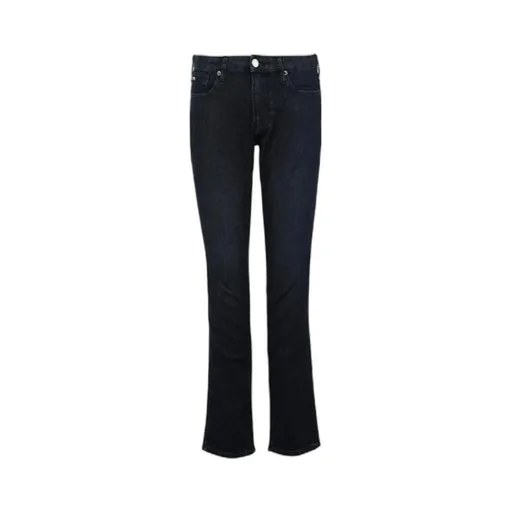Logo Embroidered Skinny Jeans