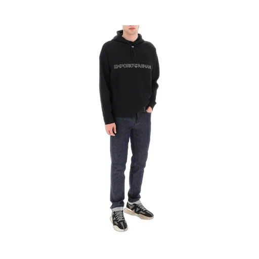 Embroidered-Logo Pullover Hoodie