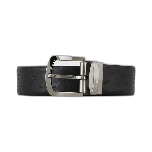 Logo Embossed Buckle-Fastened Belt