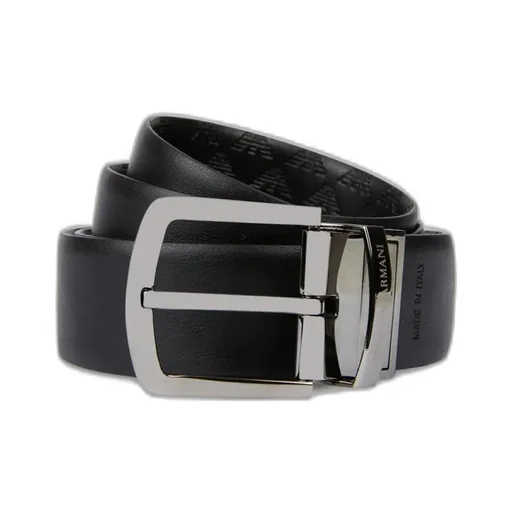 Logo Embossed Buckle-Fastened Belt