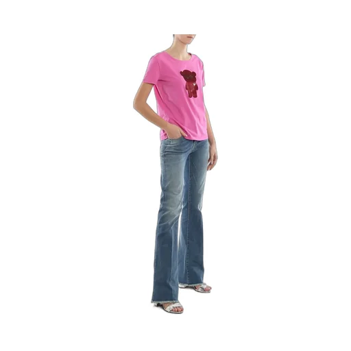 Bear-AppliquÉD T-Shirt