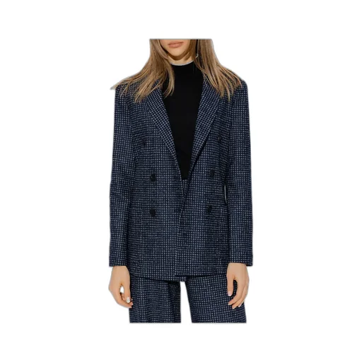Double Breasted Checked Jacket