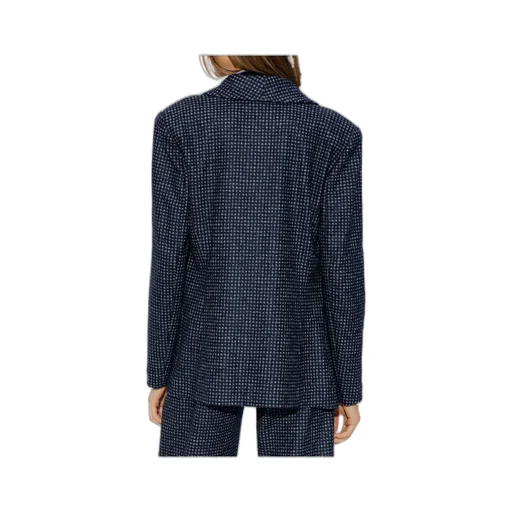 Double Breasted Checked Jacket
