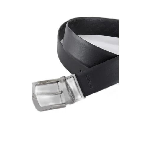 Logo Embossed Buckle-Fastened Belt