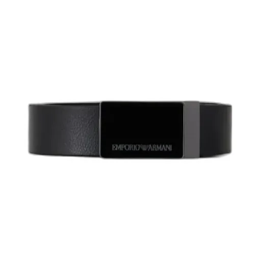 Logo Engraved Buckled Belt