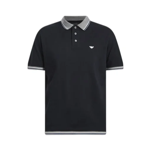 Logo-Embroidered Tipped Polo Shirt