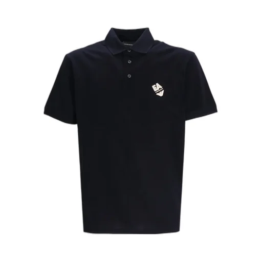 Logo-Appliqué Jersey Polo Shirt