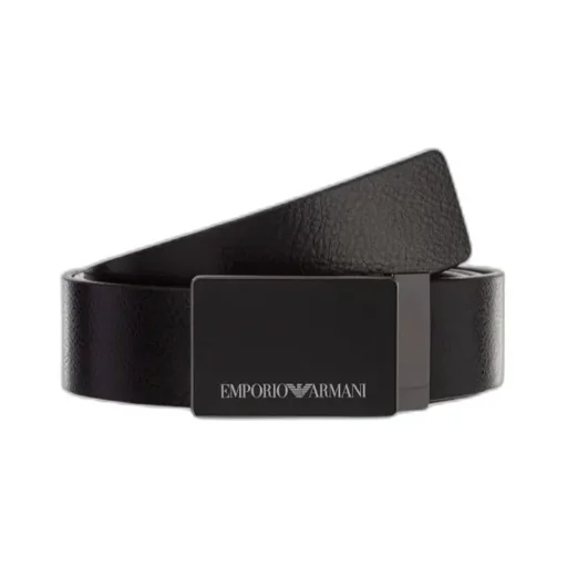 Logo Engraved Buckled Belt
