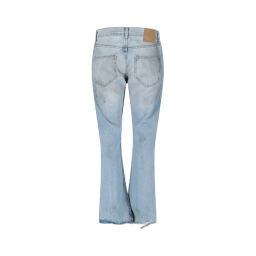 Logo Patch Flared Jeans