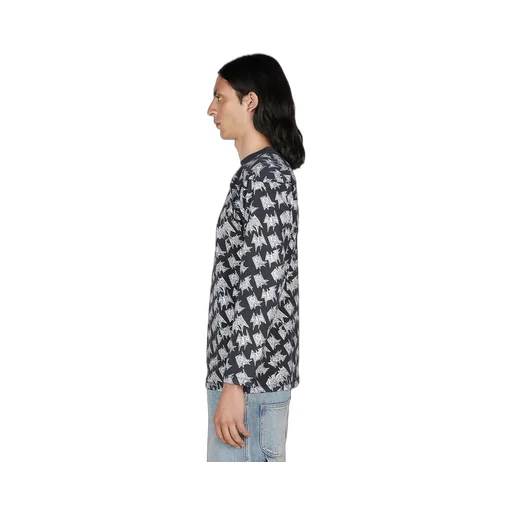 Logo-Print Straight Hem T-Shirt