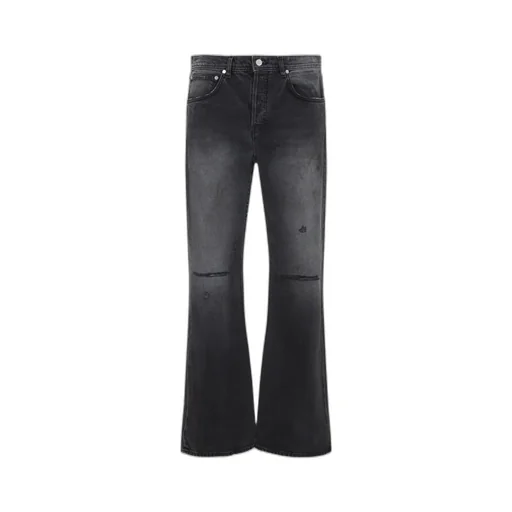 Distressed Bootcut Jeans