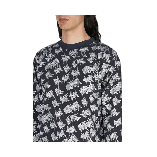 Logo-Print Straight Hem T-Shirt