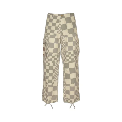 Checker Cargo Pants