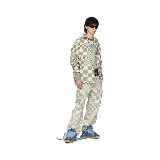 Checker Cargo Pants