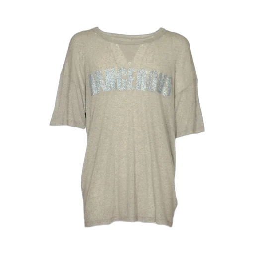 Ribbed Crew Neck T-Shirt
