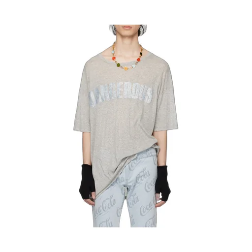 Ribbed Crew Neck T-Shirt