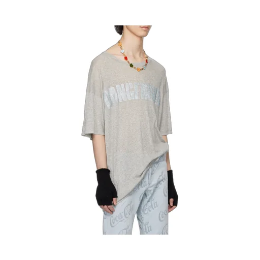 Ribbed Crew Neck T-Shirt