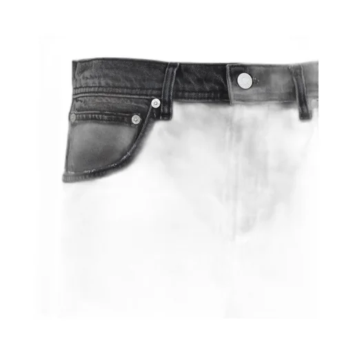 Distressed Bootcut Jeans