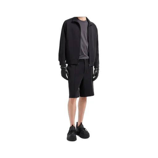 High-Neck Zipped Sweatshirt