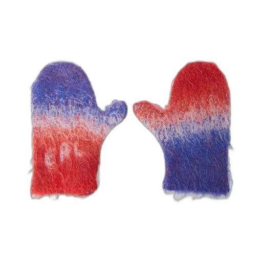 Degrade-Knit Brushed Gloves