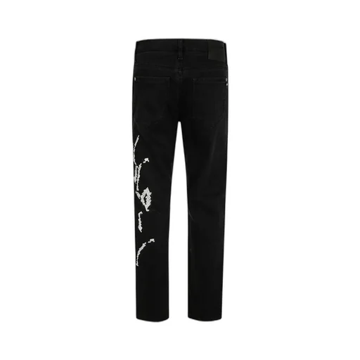 Slim Embroidered Jeans