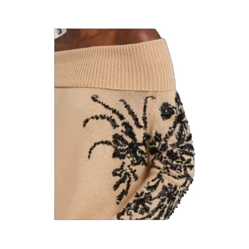 Sequin-Embellished Boat-Neck Sweater