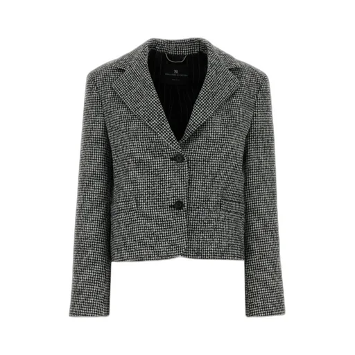 Houndstooth Belted Jacket