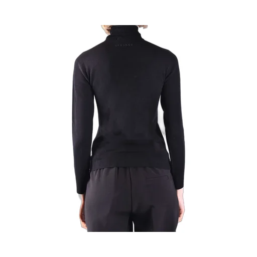 High-Neck Long-Sleeved Sweater